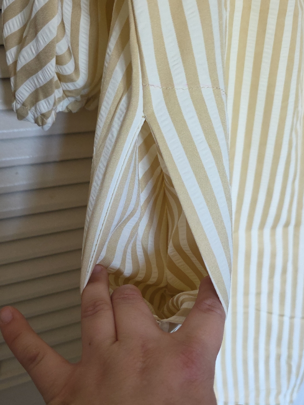 Women's Striped Mini Dress - Picture 15 of 16